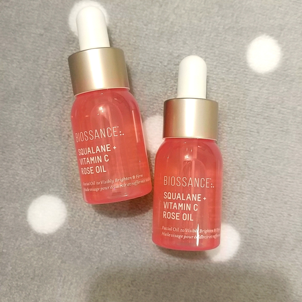 2 x Squalane + Vitamin C Rose Oil